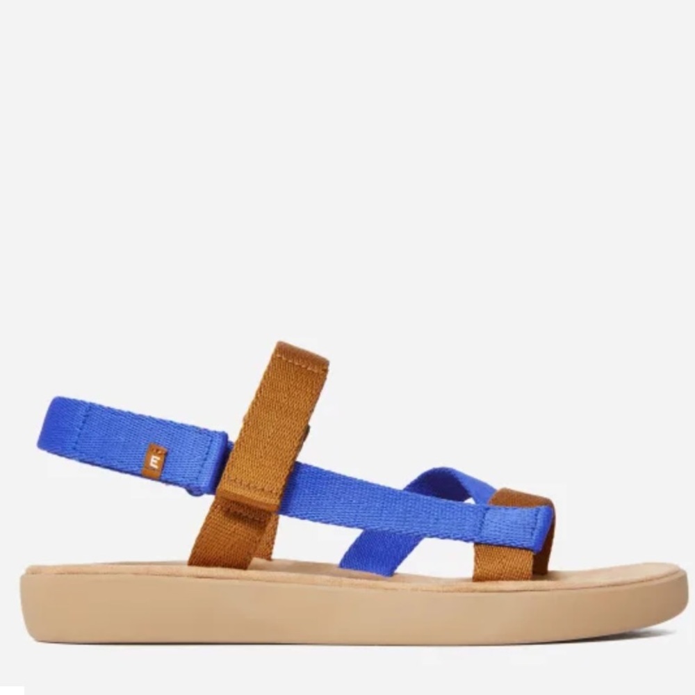Everlane The ReNew Sport Sandal Brown/Blue